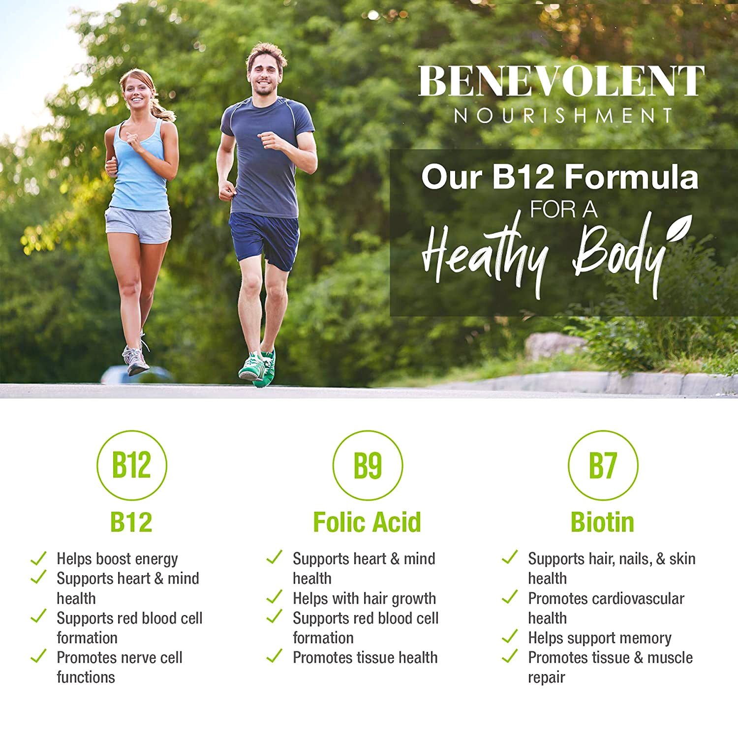 Liquid Vitamin B12 for a healthy body