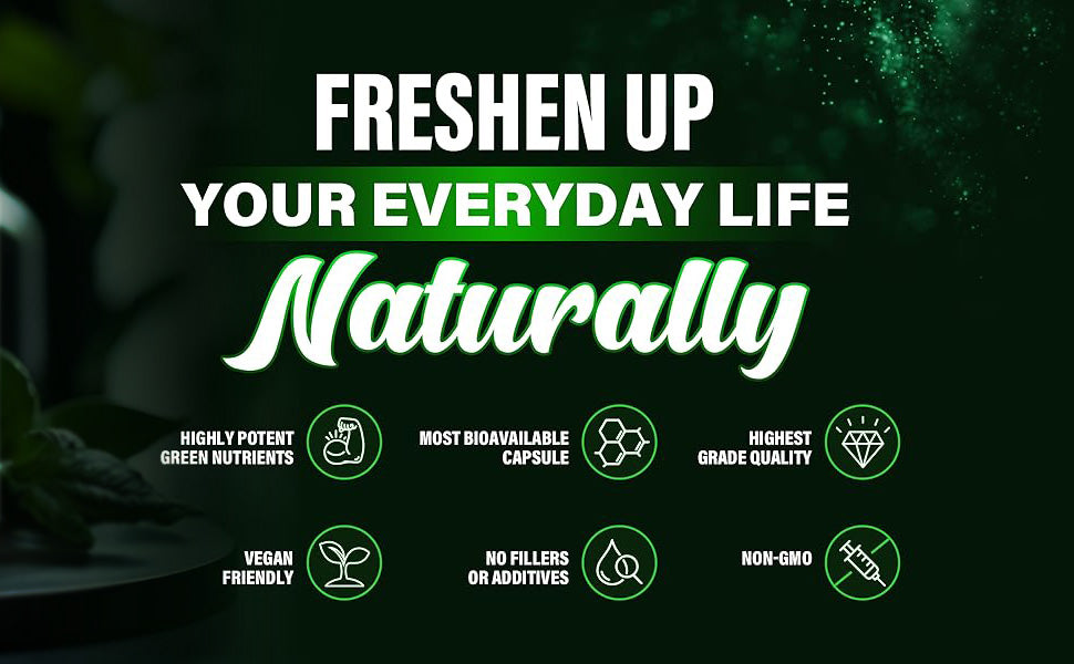 About Organic Chlorophyll 700 mg (120 Veggie Caps)