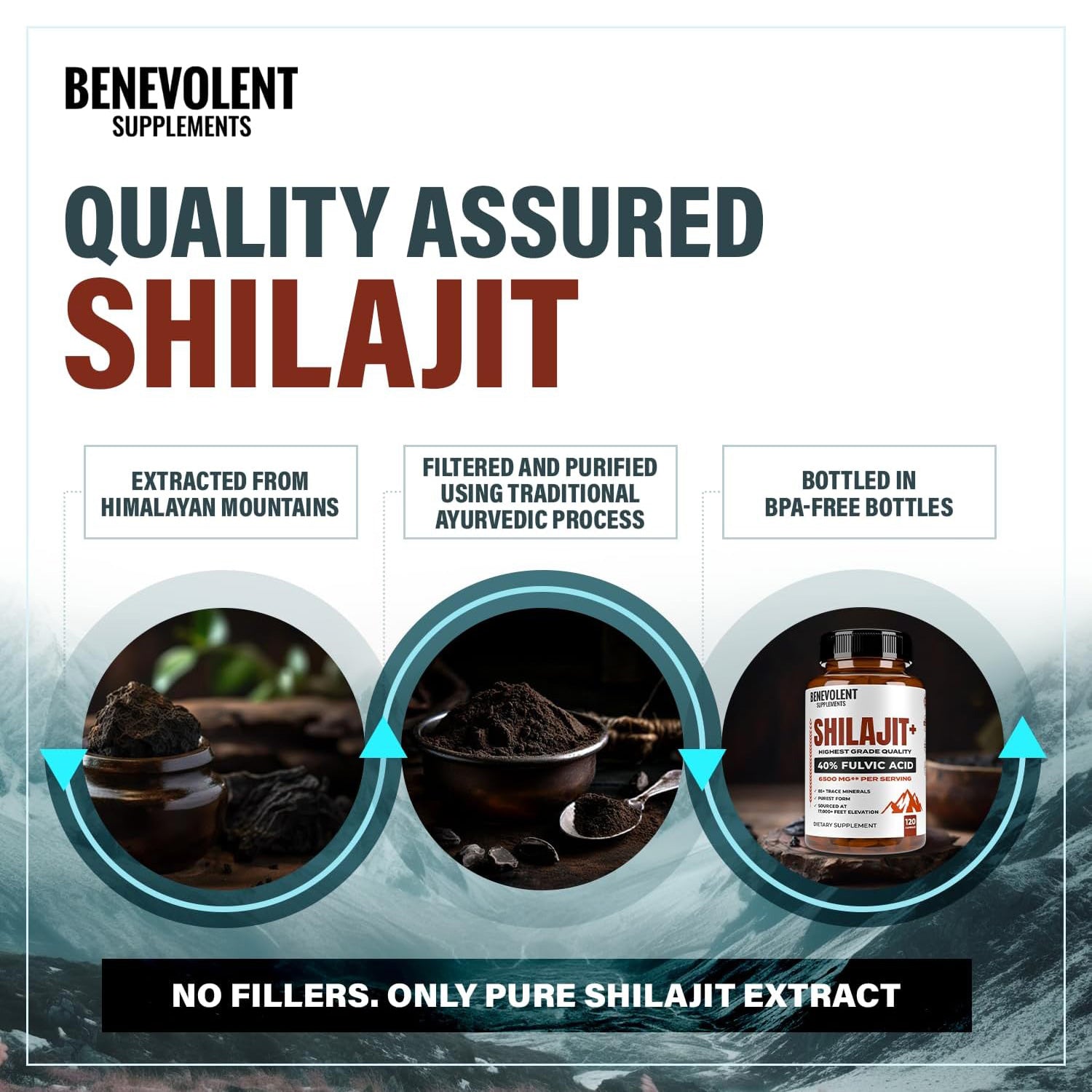 No fillers, only pure Shilajit extract
