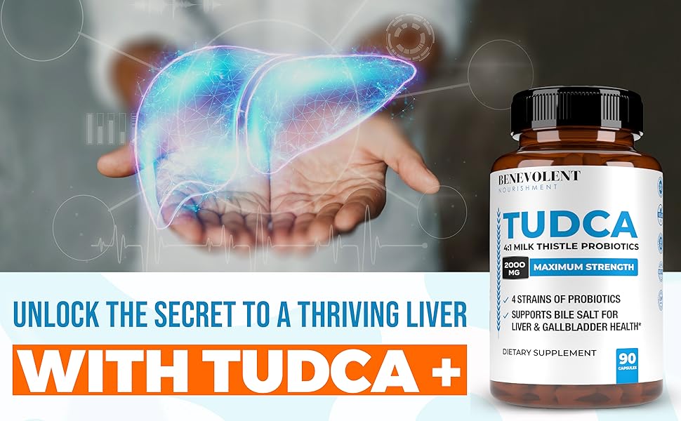 About Tudca Bile Salts with Milk Thistle and Probiotics (90 Veggie Caps)