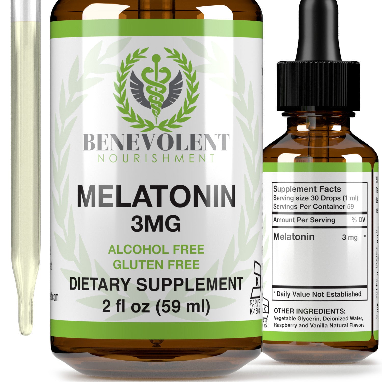 Liquid Melatonin dropper