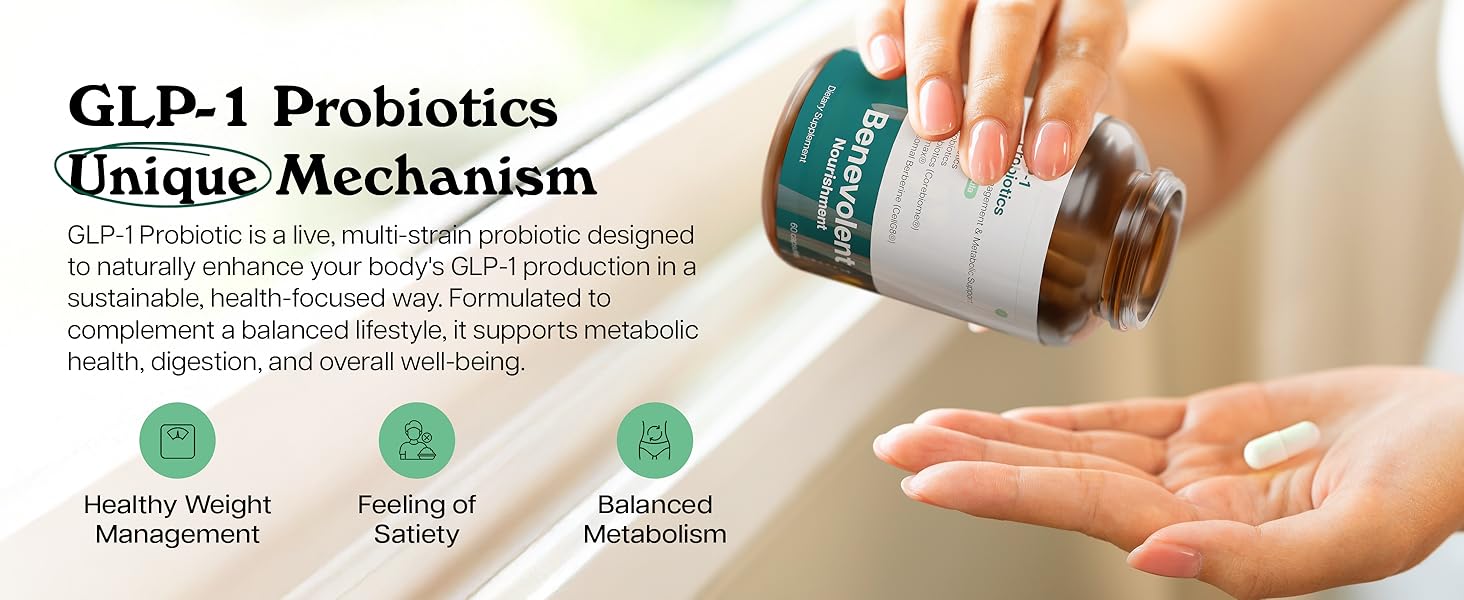 About GLP-1 Probiotics (60 Veggie Caps)