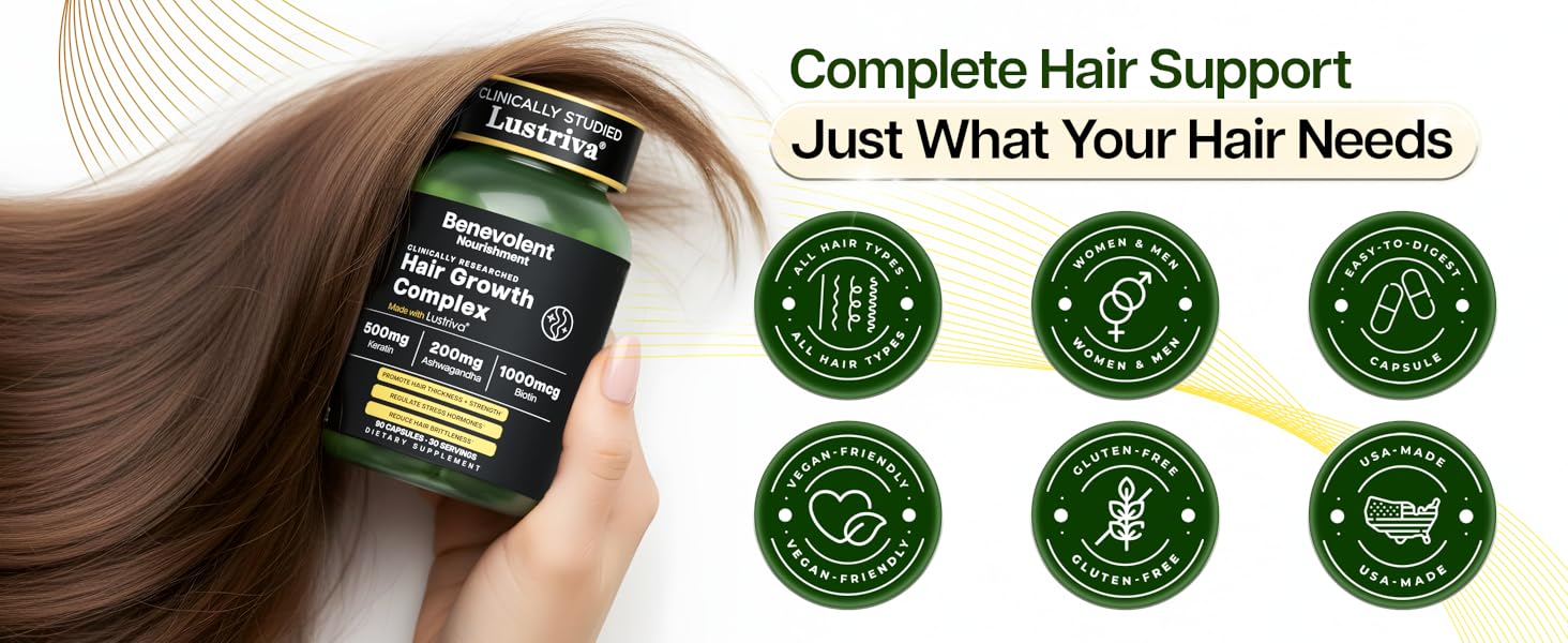 About Hair Growth Complex (90 Veggie Caps)