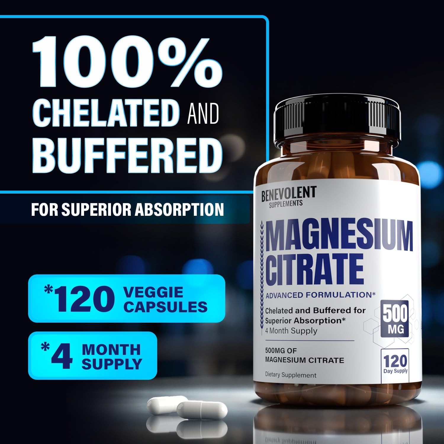 100% chelated and buffered