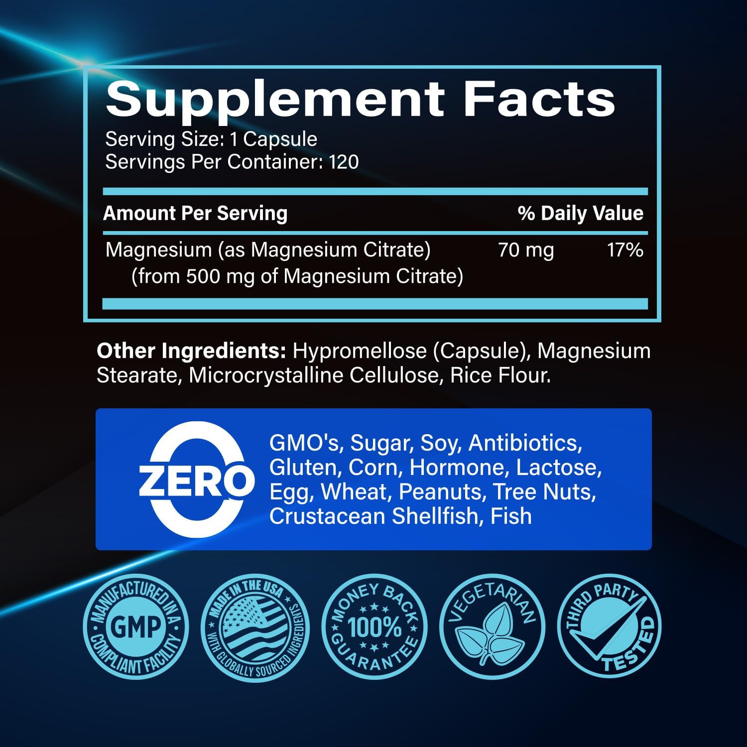 Supplement facts