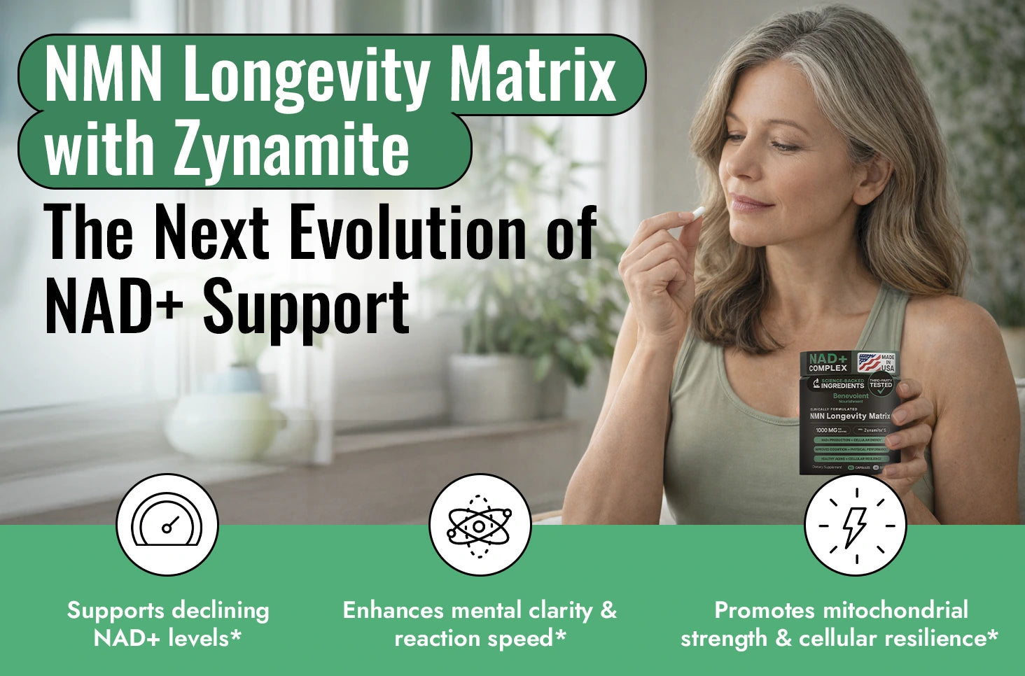 About NMN Longevity Matrix (60 Veggie Caps)