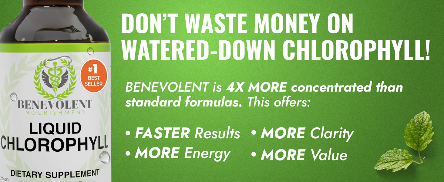 Don't waste money on watered-down chlorophyll