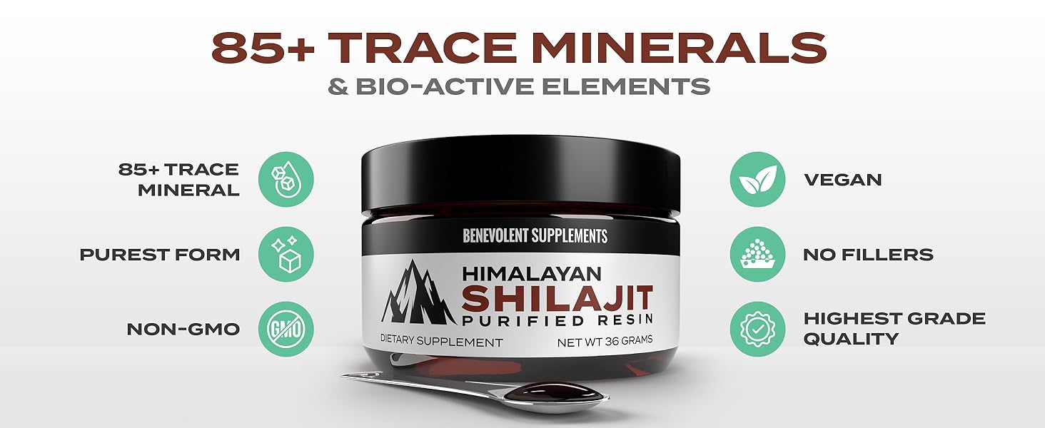 85+ trace minerals and bioactive elements