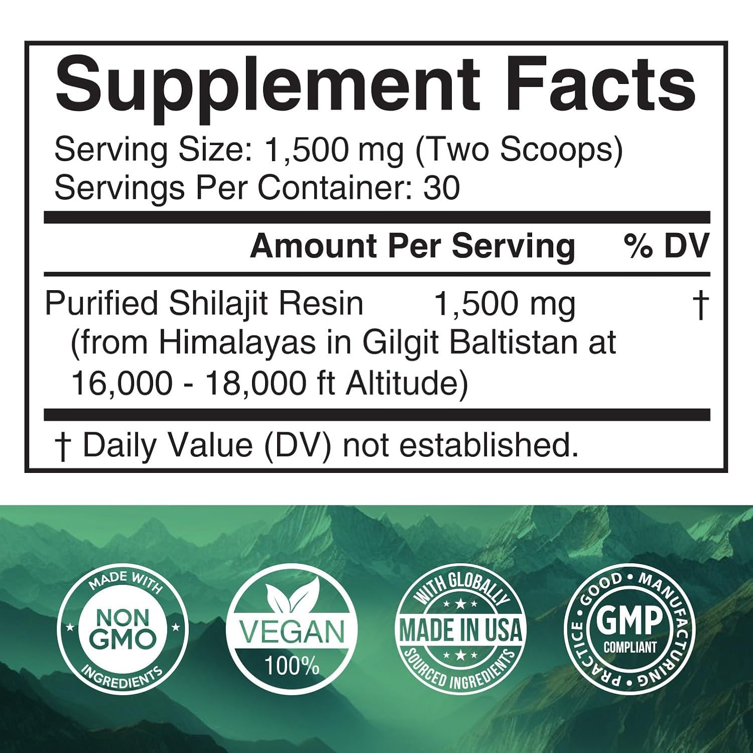supplement facts