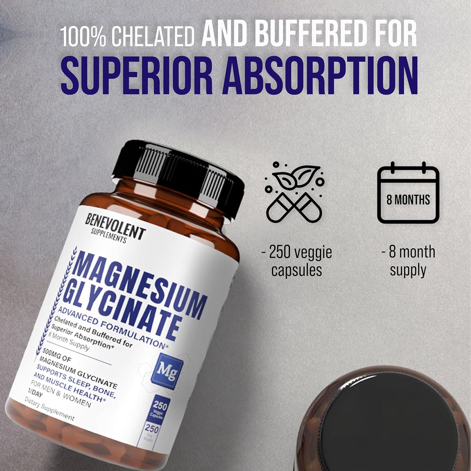 100% chelated and buffered for superior absorption