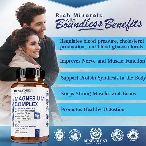 Magnesium Complex 500mg 120 Veggie Caps