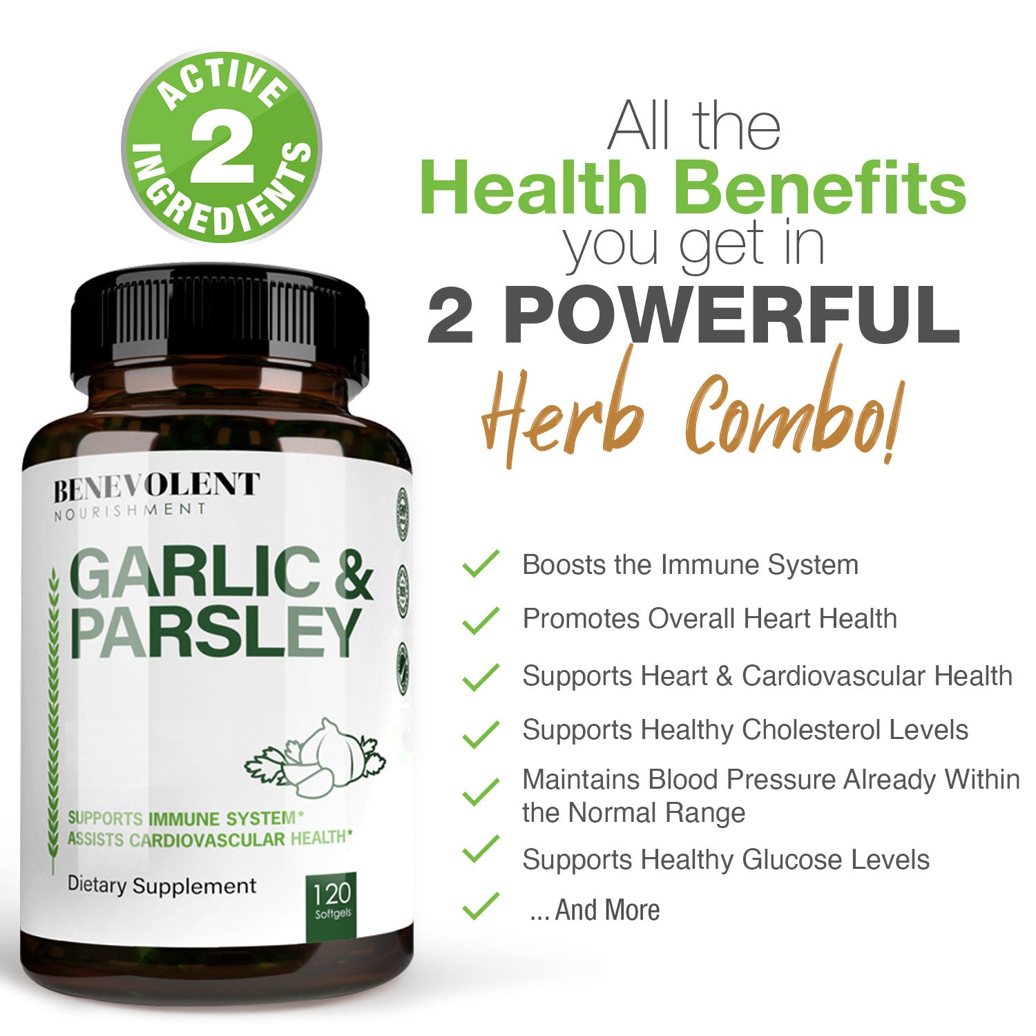 Garlic & Parsley advantages