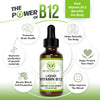 Vitamin B12 Liquid Drops Formula with Folic Acid and Biotin (2oz.) - Benevolent Nourishment Shop