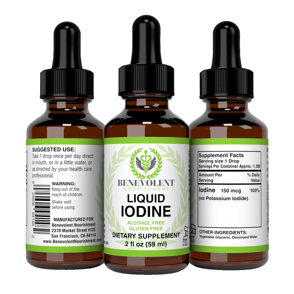 Liquid Iodine (2 oz) - Benevolent Nourishment Shop