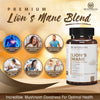 Premium Organic Lions Mane Mushroom 90 Veggie Capsules - Benevolent Nourishment Shop